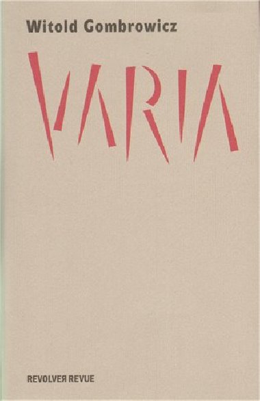 VARIA - Witold Gombrowicz