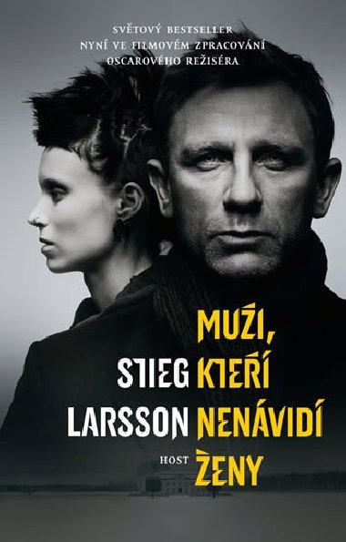 Muži, kteří nenávidí ženy - filmová obálka - brožované vydání - Stieg Larsson
