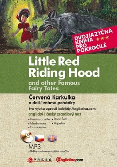 Little Red Riding Hood erven Karkulka - Dvojjazyn kniha + MP3 - CPress