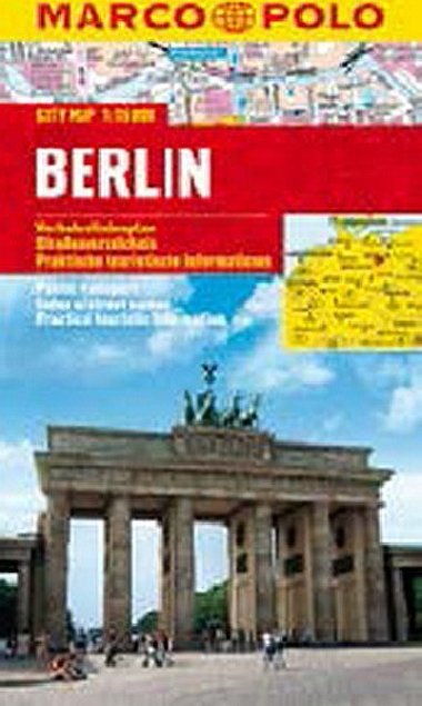 Berlín (Berlin) - City Map - plán města 1:15000 - Marco Polo