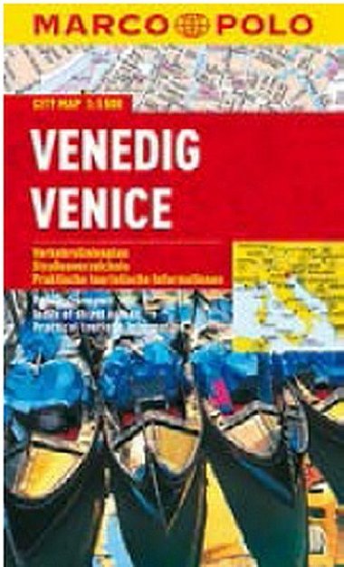Venezia - Venedig - Venice (Benátky) - City Map 1:15000 plán města - Marco Polo
