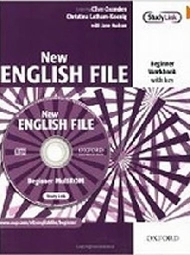 New English File Beginner Workbook with Key+ MultiRom Pack - Clive Oxenden