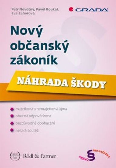 Nový občanský zákoník - Náhrada škody - Petr Novotný; Pavel Koukal; Eva Zahořová
