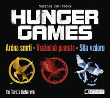 CD Hunger Games komplet - Aréna smrti, Vražedná pomsta, Síla vzdoru - Suzanne Collins; Tereza Bebarová
