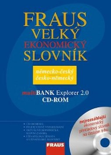FRAUS komplet Velký ekonomický slovník NČ-ČN (kniha + CD-ROM) - neuveden