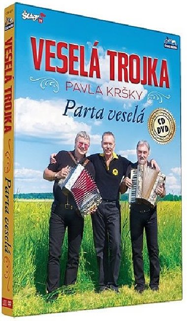 Veselá trojka - Parta veselá - CD+DVD - neuveden