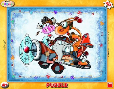 Krkouni - rámové puzzle 40 dílků - neuveden