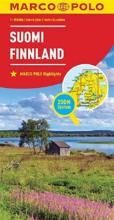 Finsko mapa 1:850 000 (ZoomSystem) - Marco Polo