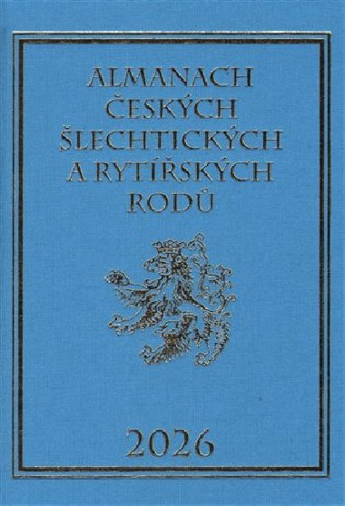Almanach českých šlechtických a rytířských rodů 2026 - Karel Vavřínek