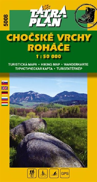 Chočské vrchy Roháče - mapa Tatraplan 1:50 000 číslo 5008 - Tatraplan