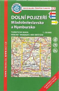 Dolní Pojizeří - Mladoboleslavsko a Nymbursko - mapa KČT 1:50 000 číslo 17 (5. vydání 2015) - Klub Českých Turistů