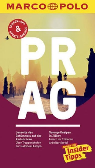 Praha - Prag německy cestovní průvodce s mapou - Marco Polo