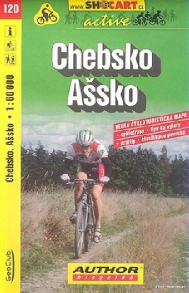 Chebsko a Ašsko - cyklomapa Shocart číslo 120 1:60 000 - ShoCart