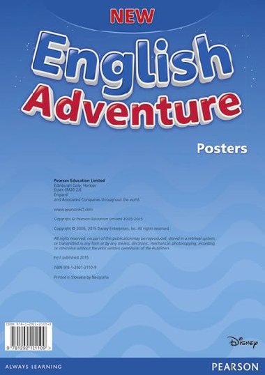 New English Adventure PL Starter/GL Starter A Posters - neuveden