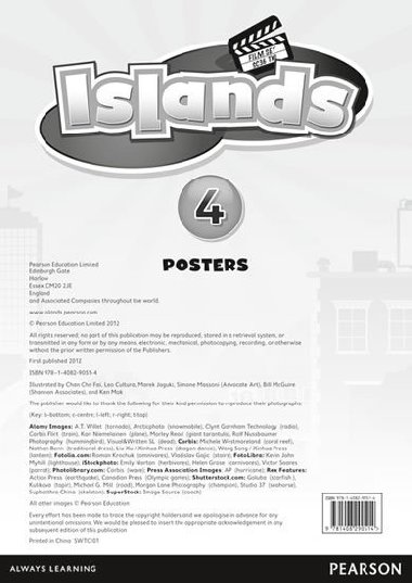 Islands Level 4 Posters for Pack - neuveden