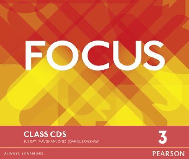 Focus BrE 3 Class CDs - Jones Vaughan