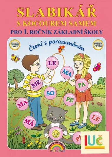 Slabikář s kocourem Samem, Čtení s porozuměním (mechová vazba) - Lenka Andrýsková