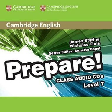 Cambridge English Prepare! Level 7 Class Audio CDs (3) - Styring James