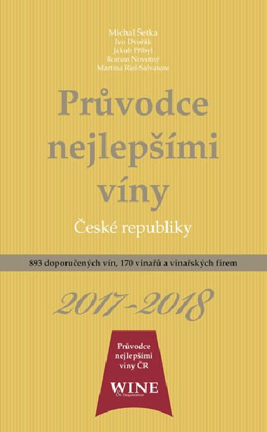 Průvodce nejlepšími víny České republiky 2017/2018 - Yacht
