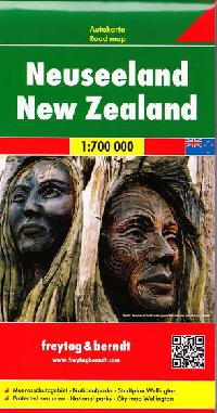 Nový Zéland mapa 1:700 000 (Freytag a Berndt) - Freytag a Berndt
