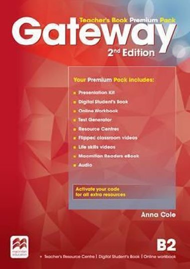 Gateway B2 Teachers Book Premium Pack - Cole Anna