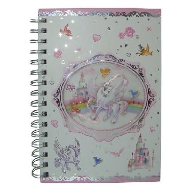 Deník - růžový zápisník - HM Studio