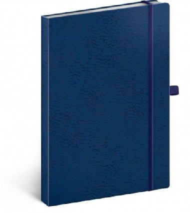Notes - Vivella Classic modrý/modrý, linkovaný, 15 x 21 cm - neuveden