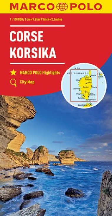 Korsika mapa 1:150 000 (Marco Polo) - Marco Polo
