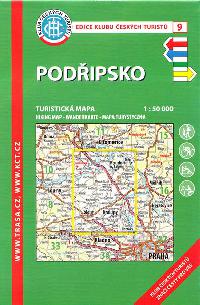 Podřipsko - mapa KČT 1:50 000 číslo 9 - 5. vydání 2016 - Klub Českých Turistů