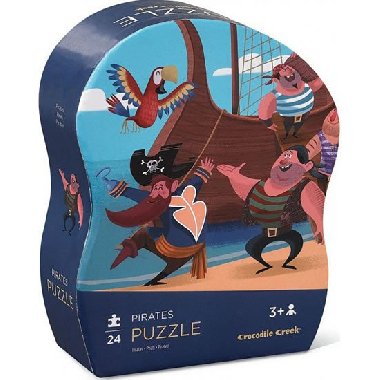 Mini Puzzle: Pirates/Piráti (12 dílků) - neuveden