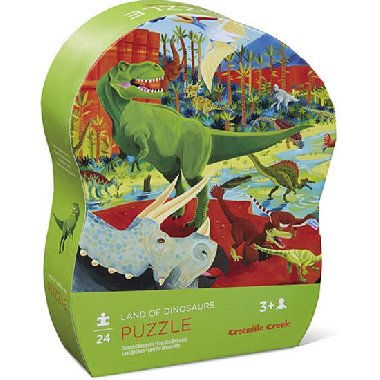 Mini Puzzle: Dinosaurs/Dinosauři (12 dílků) - neuveden