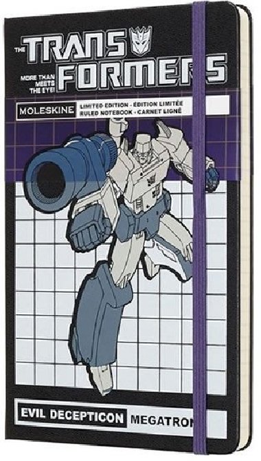 Moleskine: Transformers zápisník linkovaný Megatron L - neuveden