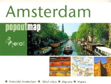Amsterdam - Kapesní rozkládací mapa - Pierot