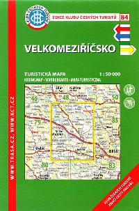 Velkomeziříčsko - mapa KČT 1:50 000 číslo 84 - Klub Českých Turistů