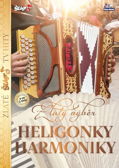 Šlágr hit - Zlatý výběr -Heligonky, harmoniky - 4 CD + 2 DVD - neuveden