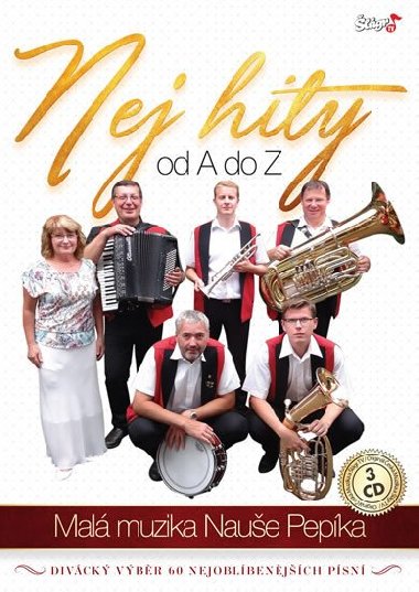 Malá muzika Nauše Pepíka - Nej hity A-Z - 3 CD - neuveden