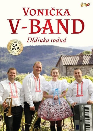 Vonička V-Band - Dědinka rodná - CD + DVD - neuveden