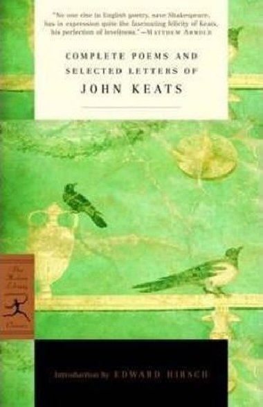 Mod Lib Complete Poems & Selected Letters Of John Keats - Keats John