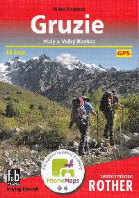 Gruzie - Malý a Velký Kavkaz turistický průvodce Rother - Nina Kramm