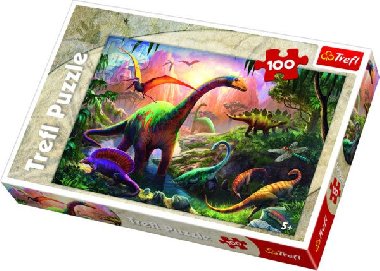 Svět dinosaurů: Puzzle 100 dílků - neuveden