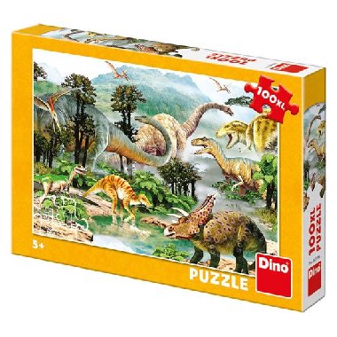 Život dinosaurů: puzzle 100XL dílků - neuveden