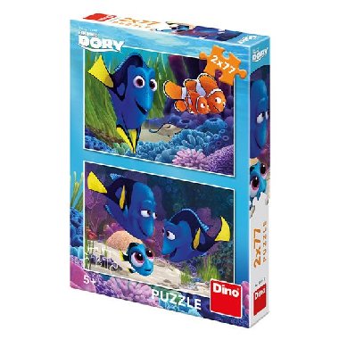 Hledá se Dory: puzzle 2x77 dílků - neuveden