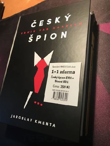 Český špion Erwin van Haarlem + Bisoni 001 - Komplet (2 knihy) - Jaroslav Kmenta