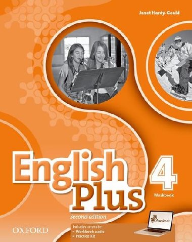 English Plus Second Edition 4 Workbook with Access to Audio and Practice Kit - Janet Hardy-Gould