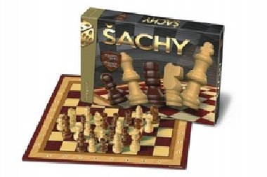 Společenská hra Šachy dřevěné - Teddies