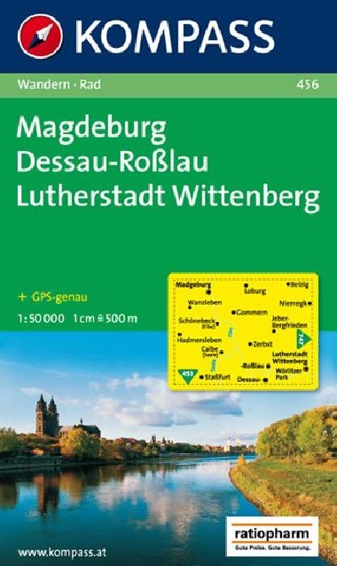 Magdeburg,Dessau,Lutherstadt 456 / 1:50T NKOM - neuveden