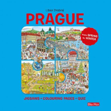 PRAGUE - Puzzles, Colouring, Quizzes - Libor Drobný