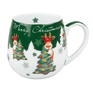 Snuggle Mug Merry Christmas Elk