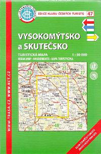 Vysokomýtsko a Skutečsko - mapa KČT 1:50 000 číslo 47 - Klub Českých Turistů