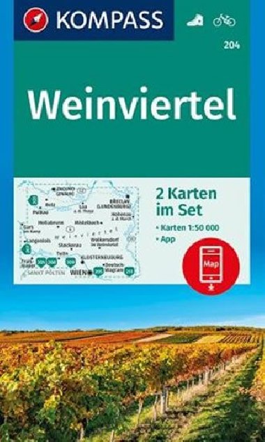 Weinviertel ( sada 2 map ) 204 NKOM - neuveden
